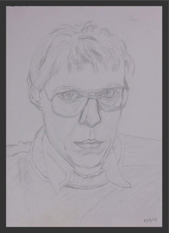 Jim - Self Portrait, Pencil Sketch