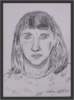 Portrait of Carol - Charcoal Sketch